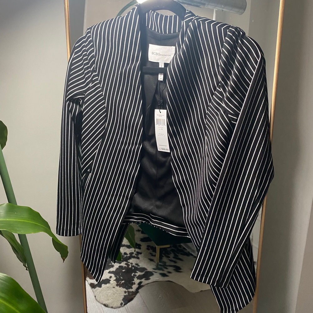 BCBGeneration Striped Blazer